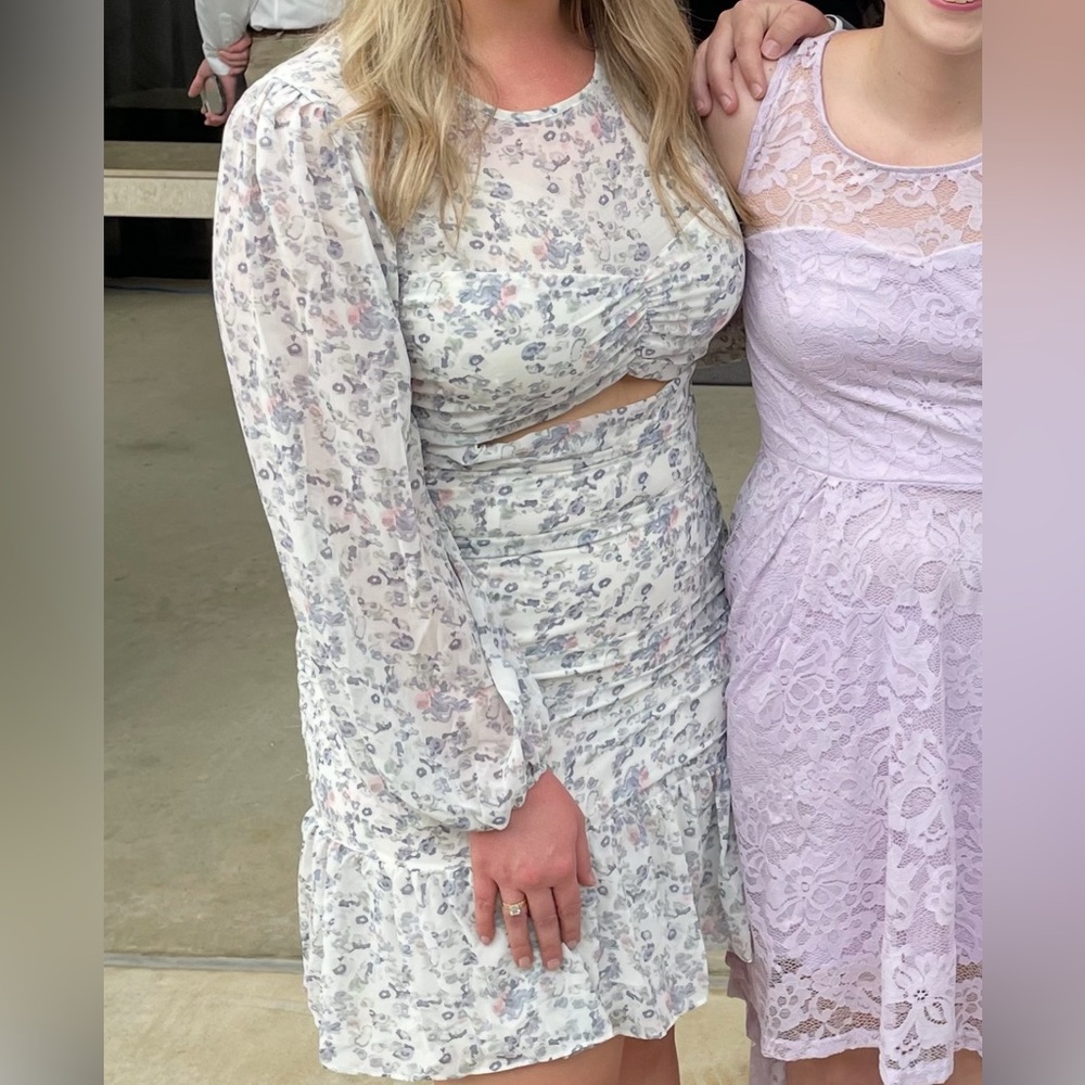 Missguided Multicolor Floral Dress